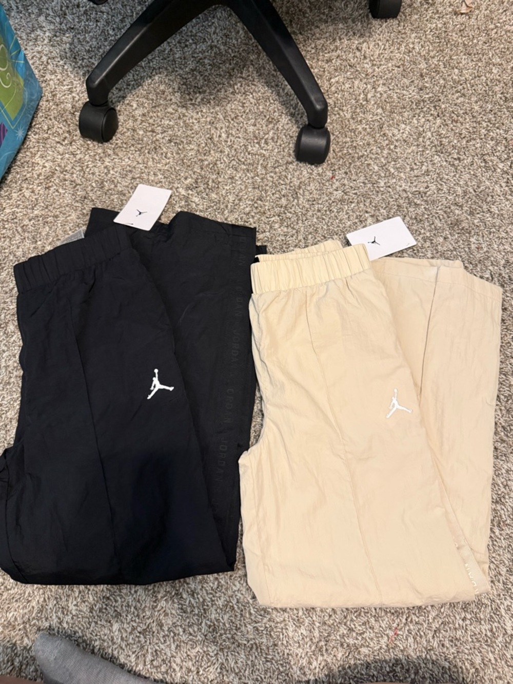 Jordan Jumpman Lightweight Track Pants - Black & Cream